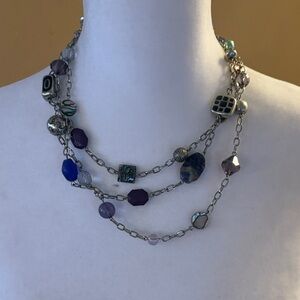 Lia Sophia Multi-Color Beaded Necklace